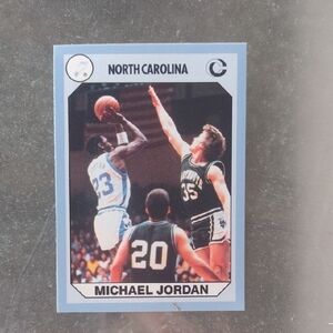 Michael Jordan North Carolina Trading Card